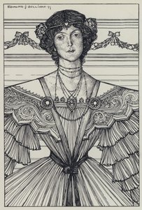 Tennyson, Illustration för A Dream of Fair Women and Other Poems av Edmund Joseph after Sullivan