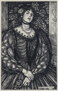 Tennyson, Illustration för A Dream of Fair Women and Other Poems
