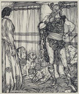 Tennyson, Illustration för A Dream of Fair Women and Other Poems av Edmund Joseph after Sullivan