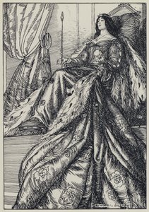 Tennyson, Illustration för A Dream of Fair Women and Other Poems av Edmund Joseph after Sullivan
