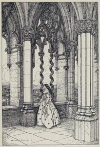 Tennyson, Illustration för A Dream of Fair Women and Other Poems av Edmund Joseph after Sullivan