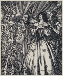 Tennyson, Illustration för A Dream of Fair Women and Other Poems av Edmund Joseph after Sullivan