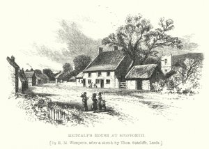 Metcalfs hus i Spofforth (gravyr)
