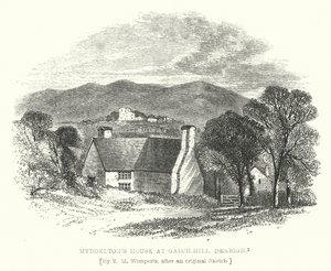 Myddeltons hus vid Lime-Hill, Denbigh (gravyr)