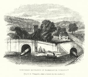 Norra ingången till Harecastle Tunnels (gravyr)