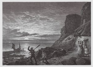 Iväg på kryssning (gravyr) av Edmund Morison (after) Wimperis