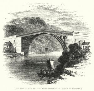 The First Iron Bridge, Coalbrookdale (gravyr)