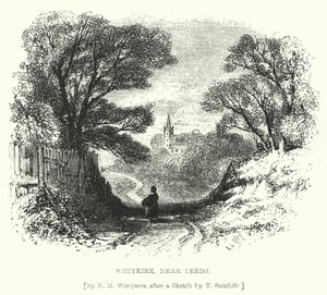 Whitkirk, nära Leeds (gravyr)