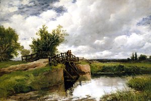 Svarta bron på Ouse, 1891