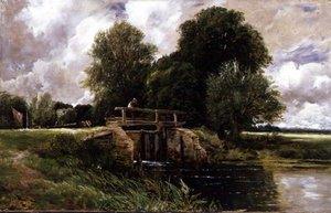 Passerar genom ett lås av Edmund Morison Wimperis
