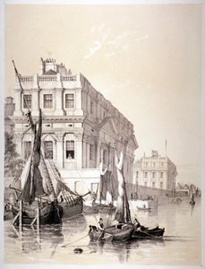 Royal Naval Hospital, Greenwich, London, 1838. av Edmund Patten