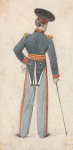 Bakifrån av en soldat av Edmund Thomas Parris