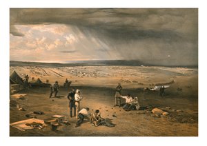 3:e divisionens läger den 9 juli 1855.