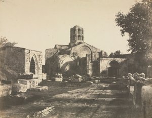Saint-Honorat, nära Arles av Edouard Denis Baldus