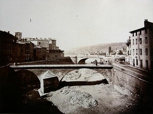 Utsikt över Vienne (foto) av Edouard Denis Baldus