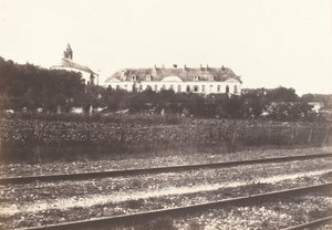 Gard Abbey nära Abbeville, ca. 1855. av Édouard Baldus