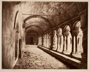 Arles. Cloitre St. Trophime (norra galleriet) av Édouard Baldus