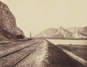Ingång till Donzère-passet av Édouard Baldus