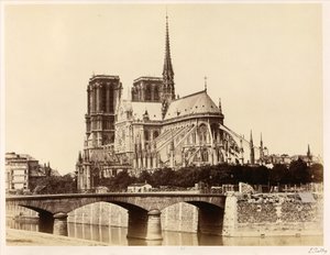 Notre-Dame (Absid) av Édouard Baldus