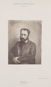 Porträtt av Paul Chenavard, från serien "Histoire des Artistes Vivants" av Édouard Baldus