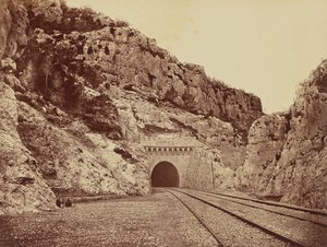 Nerthe-tunneln av Édouard Baldus