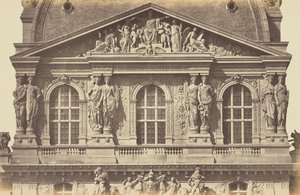 [Andra våningen i Pavillon Richelieu, Louvren, Paris] av Édouard Baldus