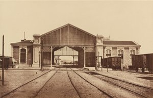 Toulon, Gare Toulon, tågstation, 1861 eller senare.