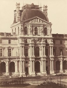 Utsikt över Louvren, 1855-1857. av Édouard Baldus