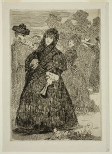 På Prado av Edouard and Bracquemond Felix Joseph Auguste Manet