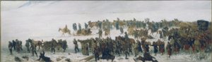 Tåg för de sårade av Edouard Castres