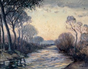 Floden Cagnes av Edouard Chappel
