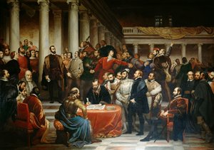 The Compromise of Nobles den 5 april 1566, 1849. av Edouard De Bièfve