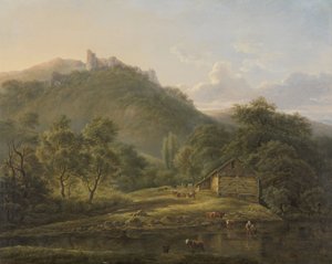 Vid floden Sambre av Edouard Delvaux