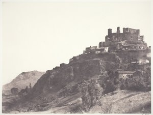 Chateau de Murol i Auvergne av Edouard Denis Baldus