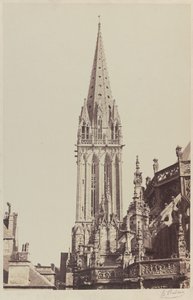 Kyrkan Saint-Pierre, Caen av Edouard Denis Baldus