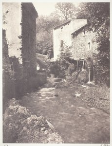 Vattenkvarnar i Auvergne av Edouard Denis Baldus