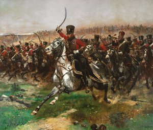 Vive LEmpereur Charge of the 4th Hussars vid slaget vid Friedland, 14 juni 1807, 1891