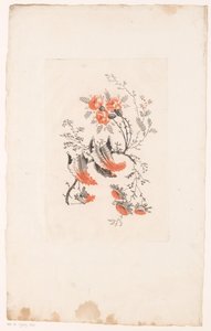 Olika fantasiebloemen Ideala blommor (serietitel) av Edouard Gautier Dagoty