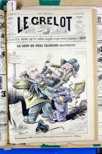 Omslag till "" Le Grelot"", nummer 1170, Satirical in Colors