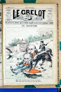 Omslag till "" Le Grelot"", nummer 1337, Satirical in Colors av Edouard Guillaumin Pepin