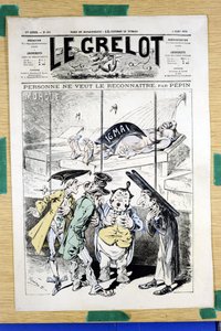 Omslag till "" Le Grelot"", nummer 360, Satirical in Colors av Edouard Guillaumin Pepin