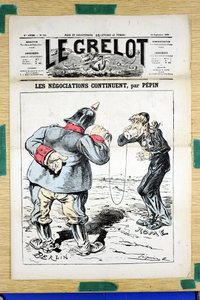 Omslag till ""Le Grelot"", nummer 388, Satirical in Colors