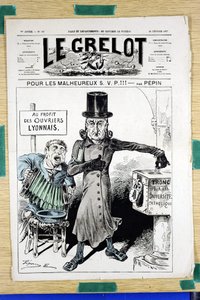 Omslag till "" The Grelot"", nummer 307, Satirique en Colors