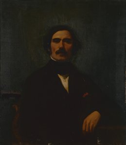 Självporträtt av Édouard Hostein