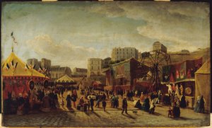 Tivoli, Place Saint-Pierre, Montmartre av Edouard Hubert