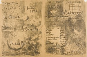 "La Revue Blanche" Förvandlade och ensamma själar
