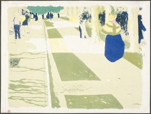 The Avenue, plansch två från Landscapes and Interiors av Édouard Jean Vuillard