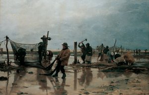 Fastening the Nets, 1885