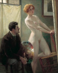 Målarens Atelier, 1885