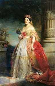 Mathilde Laetitia Wilhelmine Bonaparte (1820-1904) 1861 (olja på duk) av Edouard Louis Dubufe